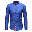 Ailooge 2018 Mens Shirt Fashion Business Casual Clothes Brand Dress High Quality Solid Color Camisa Masculina ailooge kopen in de aanbieding