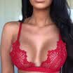 Women Sexy Lace Summer Bralet Hot Bustier Crop Tops Mesh Triangle Unpadded Bra