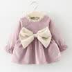 Ropa de vestir de la fiesta de la princesa del Bowknot del algodón de la niña del bebé recién nacido lindo