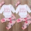 3 piezas de bebés recién nacidos ropa para bebés pantalones de mameluco de algodón traje conjunto conjunto