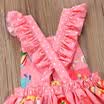 Ropa de vestir del tutú del desfile de unicorn Backless del partido del unicornio de la historieta del niño recién nacido