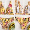 Traje de baño Monokini de una pieza para mujer Bañarse en la playa Bikini Acolchado Ropa de playa