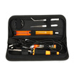 Joy Collection Steel Shield Sheffield T130011 Portable 7 Sets Of 30W Electric Iron Kit Tweezers Solder Wire Suction Tin Frame Electronic Electrical Maintenance joy collection kopen in de aanbieding Joy Collection Steel Shield Sheffield T130011 Portable 7 Sets Of 30W Electric Iron Kit Tweezers Solder Wire Suction Tin Frame Electronic Electrical Maintenance joy collection kopen in de aanbieding