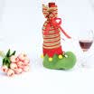 Botella de vino Bolsa de regalo para Navidad Papá Noel para la decoración de la mesa de la fiesta de Navidad