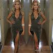 Womens Backless Evening Prom Pencil Party Bodycon LOng Maxi Dress