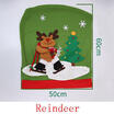 Canis Party Christmas Table Red Hat Santa Claus Snowman Deer Decor Dinner Chair Cover canis kopen in de aanbieding