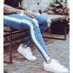 Meihuid Trendy Mens Skinny Jeans Biker Destroyed Frayed Slim Fit Denim Ripped Pants Ca meihuid kopen in de aanbieding Meihuid Trendy Mens Skinny Jeans Biker Destroyed Frayed Slim Fit Denim Ripped Pants Ca meihuid kopen in de aanbieding