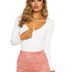 Duopindun Women Long Sleeve Stretch Bodycon Bodysuit Tops Casual Leotard Plain Shirt 6 14 duopindun kopen in de aanbieding Duopindun Women Long Sleeve Stretch Bodycon Bodysuit Tops Casual Leotard Plain Shirt 6 14 duopindun kopen in de aanbieding