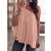 Meihuid Summer Womens Casual Chiffon One Shoulder Tank Top Vest Blouse Sleeveless Shirt meihuid kopen in de aanbieding