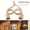 Duopindun E27 Industrial Pendant Lamp Vintage Edison Hemp Rope Ceiling Light Fixture New duopindun kopen in de aanbieding Duopindun E27 Industrial Pendant Lamp Vintage Edison Hemp Rope Ceiling Light Fixture New duopindun kopen in de aanbieding