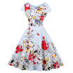 Gbtiger Retro Floral Print Pin Up Dress gbtiger kopen in de aanbieding Gbtiger Retro Floral Print Pin Up Dress gbtiger kopen in de aanbieding