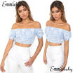 Duopindun Womens Short Sleeve Floral Tops Ladies Summer Cami Tank Crop Top Blouse T Shirt duopindun kopen in de aanbieding Duopindun Womens Short Sleeve Floral Tops Ladies Summer Cami Tank Crop Top Blouse T Shirt duopindun kopen in de aanbieding