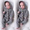 Baby Boys Girls Ropa para niños pequeños Mono con capucha Traje de mameluco Trajes de una pieza