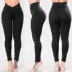 Womens Yoga Sports Leggings Negro Splice Mesh Gym Pants Fitness Stretch pantalones