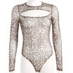 Meihuid Sexy Women Leopard Long Sleeve Romper Bodysuit Stretch Leotard Top Blouse New meihuid kopen in de aanbieding Meihuid Sexy Women Leopard Long Sleeve Romper Bodysuit Stretch Leotard Top Blouse New meihuid kopen in de aanbieding