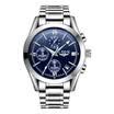 LIGE 9839 Reloj de Cuarzo Reloj de Reloj de Moda Simple de los Hombres Reloj de Moda Casual 3ATM Impermeable Deporte Relojes Masculinos