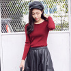 Joy Collection Antarctic Nanjiren Sweater Women Slim Thin Wild Multi Color Bottoming Shirt All Wine Red joy collection kopen in de aanbieding Joy Collection Antarctic Nanjiren Sweater Women Slim Thin Wild Multi Color Bottoming Shirt All Wine Red joy collection kopen in de aanbieding
