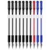 Deli 6610 Gel Pen Set 05mm Black & Blue & Red Box of 10
