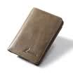 Alpina kangaroo L&39ALPINA Men&39s first layer of leather wallet fashion multi-purpose wallet 663052209 Khaki