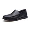 Playboy wild business casual leather shoes feet lazy shoes round head Carrefour shoes driving shoes men&39s shoes 6AW509052D01 black 40