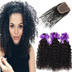 Nig Cute Hair Brazilian Curly Virgin 3 Bundles With Closure New Style Kinky Wetandwavy nig cute hair kopen in de aanbieding Nig Cute Hair Brazilian Curly Virgin 3 Bundles With Closure New Style Kinky Wetandwavy nig cute hair kopen in de aanbieding