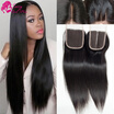 Sassy Girl Virgin Peruvian Straight Closure Natural Color Free Part Closures With Baby Hair Cheap Lace Shipping sassy girl kopen in de aanbieding