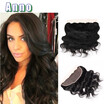 Anno Lace Frontals With Baby Hair Brazilian Virgin Frontal Closure Body Wave Ear To anno kopen in de aanbieding