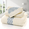 Joy Collection Silk Cotton Twist Towel Three Sets Of Soft Absorbent Space Grid Series Blue joy collection kopen in de aanbieding Joy Collection Silk Cotton Twist Towel Three Sets Of Soft Absorbent Space Grid Series Blue joy collection kopen in de aanbieding