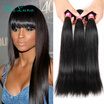 Ms Luna Hair Brazilian Virgin Straight 4 Bundles Human Weave ms luna hair kopen in de aanbieding