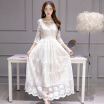 Joy Collection Yutang Morning 2017 Summer Dress Lace Five Point Sleeve High Waist Skirt Large Size Slim Thin Female S62A0321A7S White joy collection kopen in de aanbieding Joy Collection Yutang Morning 2017 Summer Dress Lace Five Point Sleeve High Waist Skirt Large Size Slim Thin Female S62A0321A7S White joy collection kopen in de aanbieding