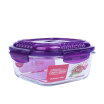Joy Collection Lokchu Buckle Will Breathe Crisper Box Breathable Glass Lunch Increase Type Microwave Oven Bowl Sealed Storage Llg224V Purple 750Ml joy collection kopen in de aanbieding Joy Collection Lokchu Buckle Will Breathe Crisper Box Breathable Glass Lunch Increase Type Microwave Oven Bowl Sealed Storage Llg224V Purple 750Ml joy collection kopen in de aanbieding
