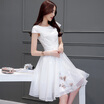 Joy Collection 2017 Short Sleeved Dress Summer Large Size Womens Fashion Temperament Slim Slimming Long Paragraph Pettiskirt Princess S62A0571A7M White joy collection kopen in de aanbieding Joy Collection 2017 Short Sleeved Dress Summer Large Size Womens Fashion Temperament Slim Slimming Long Paragraph Pettiskirt Princess S62A0571A7M White joy collection kopen in de aanbieding