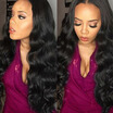 Iueenly 7A Peruvian Virgin Hair Body Wave Human Extensions 4 Bundles Weave Cheap 1B iueenly kopen in de aanbieding