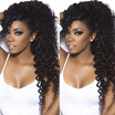 Iueenly 3 Bundles Brazilian Virgin Hair Curly Weave Human 9A Kinky iueenly kopen in de aanbieding
