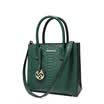 JXX JIANXIU European&American fashion first layer of cowhide female handbag shoulder Messenger bag Tote bag W620 dark green