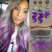 Guanyuhair 8A New Arrival 13X4 Lace Frontal Closure With 3 Bundles Body Wave Brazilian Virgin Human Hair Extensions Color Greypurple guanyuhair kopen in de aanbieding Guanyuhair 8A New Arrival 13X4 Lace Frontal Closure With 3 Bundles Body Wave Brazilian Virgin Human Hair Extensions Color Greypurple guanyuhair kopen in de aanbieding