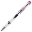 Hero HERO 709 heart water transparent iridium gold pen through purple