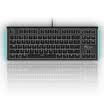 RK ROYAL KLUDGE G87 Backlit mechanical keyboard 87 keys German original cherry shaft computer wired game lol no red tea