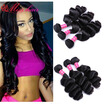 Iueenly Peruvian Loose Wave 3 Bundles Virgin Hair 7A Unprocessed Curly iueenly kopen in de aanbieding