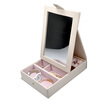 Joy Collection Global Ka Jewelry Box Gift Simple Embossed Belt Makeup Mirror Storage Birthday Valentines Day White joy collection kopen in de aanbieding Joy Collection Global Ka Jewelry Box Gift Simple Embossed Belt Makeup Mirror Storage Birthday Valentines Day White joy collection kopen in de aanbieding
