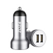Joy Collection Pzoz Mobile Phone Car Charger One Support Two Cigarette Lighter Dual Usb 48A With Led Light Ring Fast Charge Silver joy collection kopen in de aanbieding Joy Collection Pzoz Mobile Phone Car Charger One Support Two Cigarette Lighter Dual Usb 48A With Led Light Ring Fast Charge Silver joy collection kopen in de aanbieding
