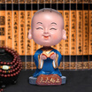 Joy Collection Boliliang Car Decoration Jewelry Vibrating Shaking Head Small Monk Interior Supplies Creative Cute Cartoon Gifts Laughing Mouth Often Open joy collection kopen in de aanbieding Joy Collection Boliliang Car Decoration Jewelry Vibrating Shaking Head Small Monk Interior Supplies Creative Cute Cartoon Gifts Laughing Mouth Often Open joy collection kopen in de aanbieding