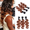Iueenly Top Quality Brazilian Body Wave Human Virgin Hair T1B30 Blonde 100 Raw Extension 4 Bundles Deal iueenly kopen in de aanbieding Iueenly Top Quality Brazilian Body Wave Human Virgin Hair T1B30 Blonde 100 Raw Extension 4 Bundles Deal iueenly kopen in de aanbieding