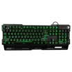 Sades Bladeback Metal Peripherals Gaming Keyboard Green backlight Black-green