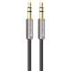 Kaiboer KBE-SM-13021 35mm stereo audio cable AUX cable straight head - straight head black round 3 meters car audio cable