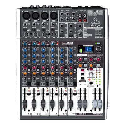 

Аналоговый микшер Behringer X1204USB (интерфейс USB Британский 3-сегментный баланс 16 эффектов / King Personal Recording)