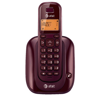 

AT & T EL31109R цифровая беспроводная телефонная базовая машина автономная громкая связь подсветка домашнего офиса фиксированный беспроводной телефон красный