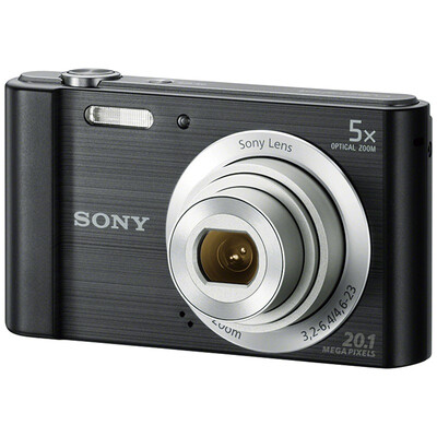 

Sony (SONY) DSC-W800 Цифровая камера Черный (20,1 миллионов пикселей 5x оптический зум 26мм широкий экран 2,7 дюйма)