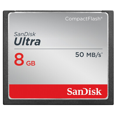 

Скорость чтения в формате SanDisk 8 ГБа 50 МБ / с Карта памяти CF с экстремальной картой CompactFlash