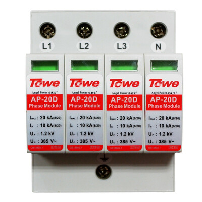 

Же (Towe) AP-40C 4P устройства защиты от перенапряжений молнии от перенапряжений СПД промышленные / бытовые Разрядник
